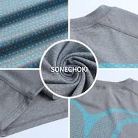 Compression Tank Top Men Gym Shirt Sleeveless Quick Dry Printing Sportswear Male Fitness Bodybuilding Vest Workout Muscle Top 2