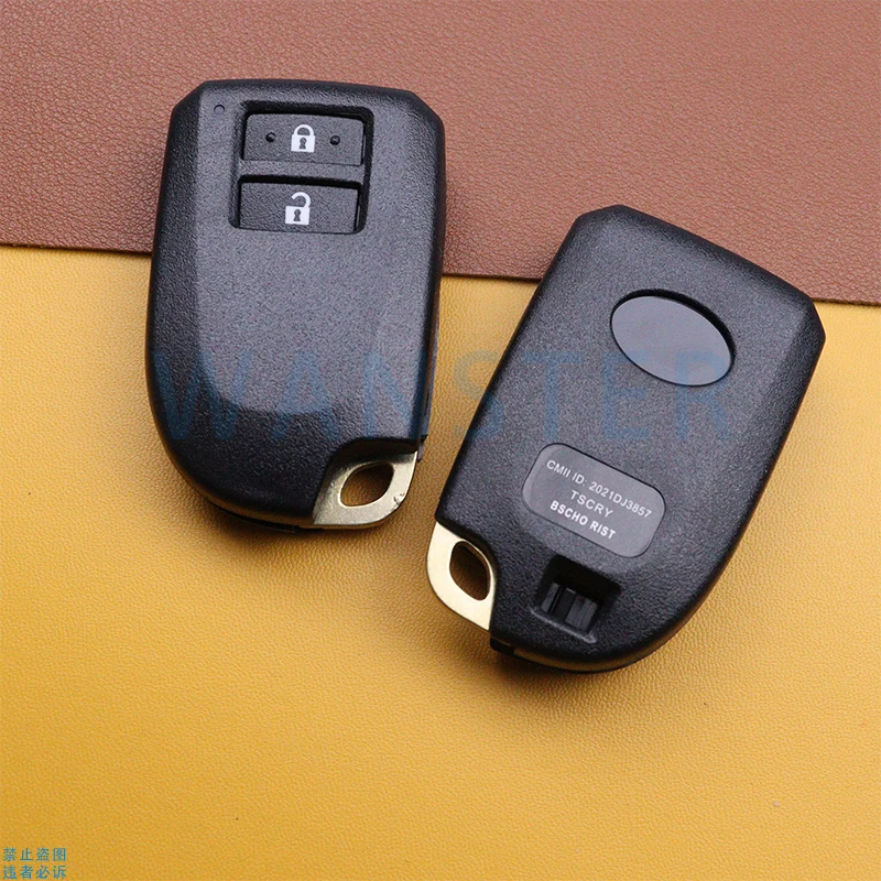 2 3 Button Car Key Fob Shell Case Housing for Toyota Aygo 2017 2018 Yaris X Porte Spade Hiace Regiusage Vios Verso Camry Corolla view 3