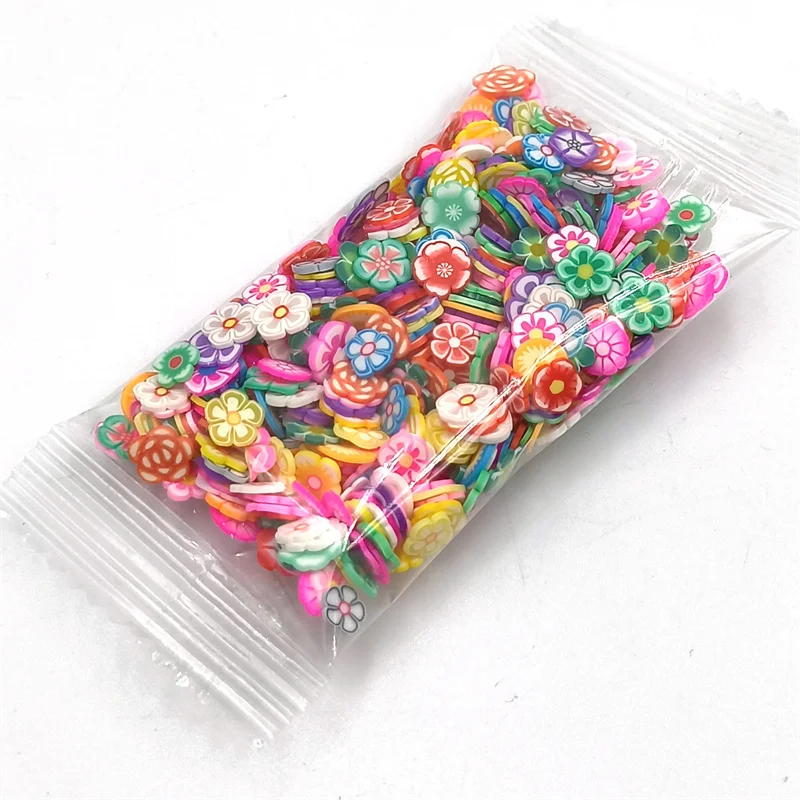 New Slime 10g/bag Soft Vegetables Fruits Animal Clay Mixed Nail Enhancement Slice DIY Handmade Accessories for Children Gifts