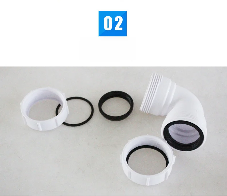 PVC Pipe Connector For Plumbing Shower Connector PVC Adapter PVC Material Easy Installation For Bathroom Drain