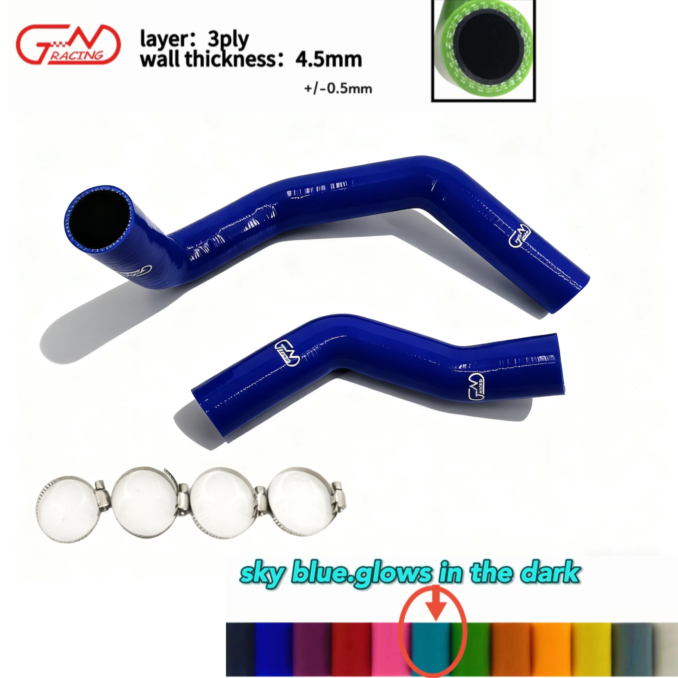 

Silicone Radiator Hose Pipe 1986-1991 for MAZDA RX7 / RX-7 FC 13B S4 S5 86-91 RX7 FC3S 1986-1991