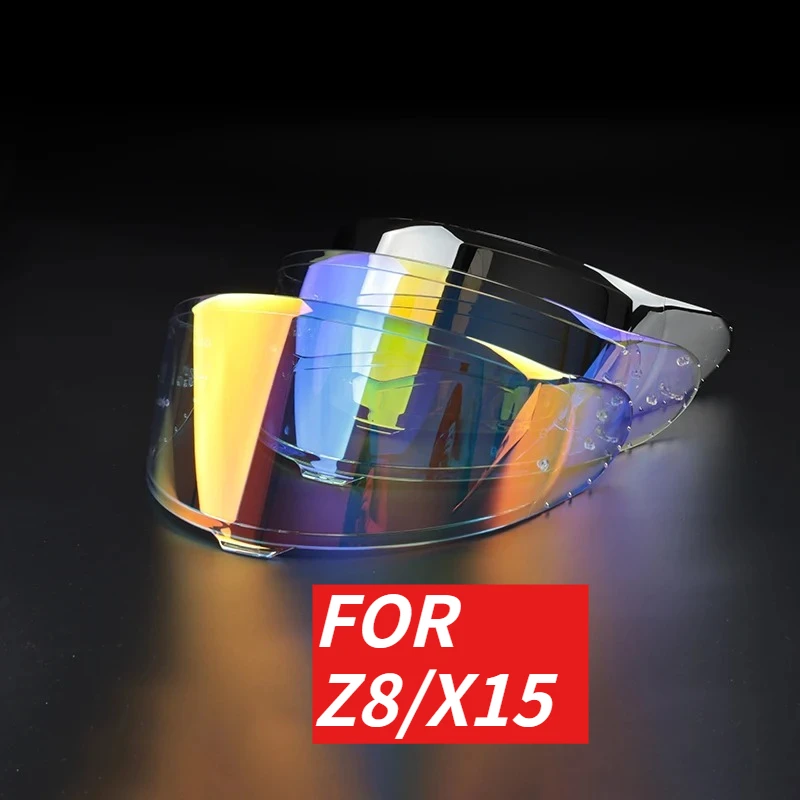 For Z8 X15 Motorcycle Full Face Helmet Visor Windshield Lens Discoloration Replacement Helmet Shield Motorbike Accessories