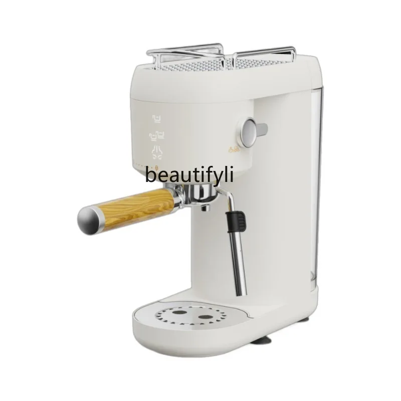 ماكينة القهوة الإيطالية ماكينة القهوة الإيطالية الصغيرة شبه الأوتوماتيكية رغوة الحليب الأوتوماتيكية المركزة