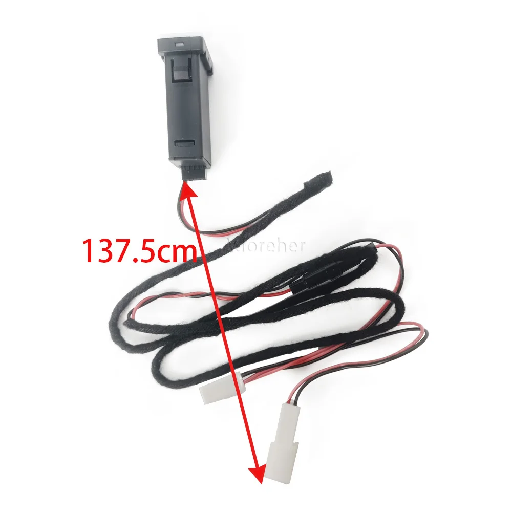 Dual Fast Charge QC3.0 USB Modified Car Charger with Blue Indicator Light for Toyota Corolla Camry Prado 12V Car Accessories - view 3