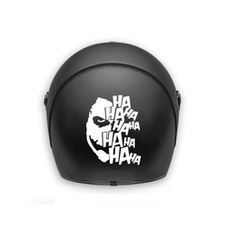 Fashion Haha text Motor Helmet Stickers Motorcycle Body Decor Clown Jack Vinyl Decal Car Sticker