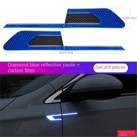 

2Pcs Car Leaf Board Reflective Sticker for Land Rover LR4 LR3 LR2 Range Rover