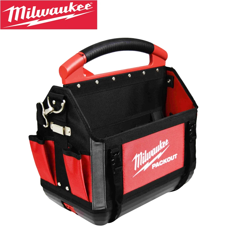 

Milwaukee 48-22-8315 PACKOUT 15" Tote 31 Pockets Zipper Style Hand Tools Spare Parts Storage Kit Durable Suitcase