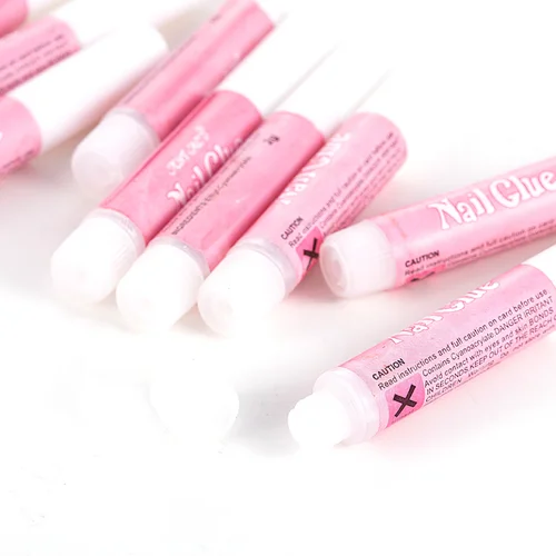 Imagen 2 del producto 10 unids/set Mini belleza pegamento para uñas postizas puntas decorativas pegamento acrílico en accesorios de Arte de uñas pegamento para extensión de uñas postizas Faux Ongle