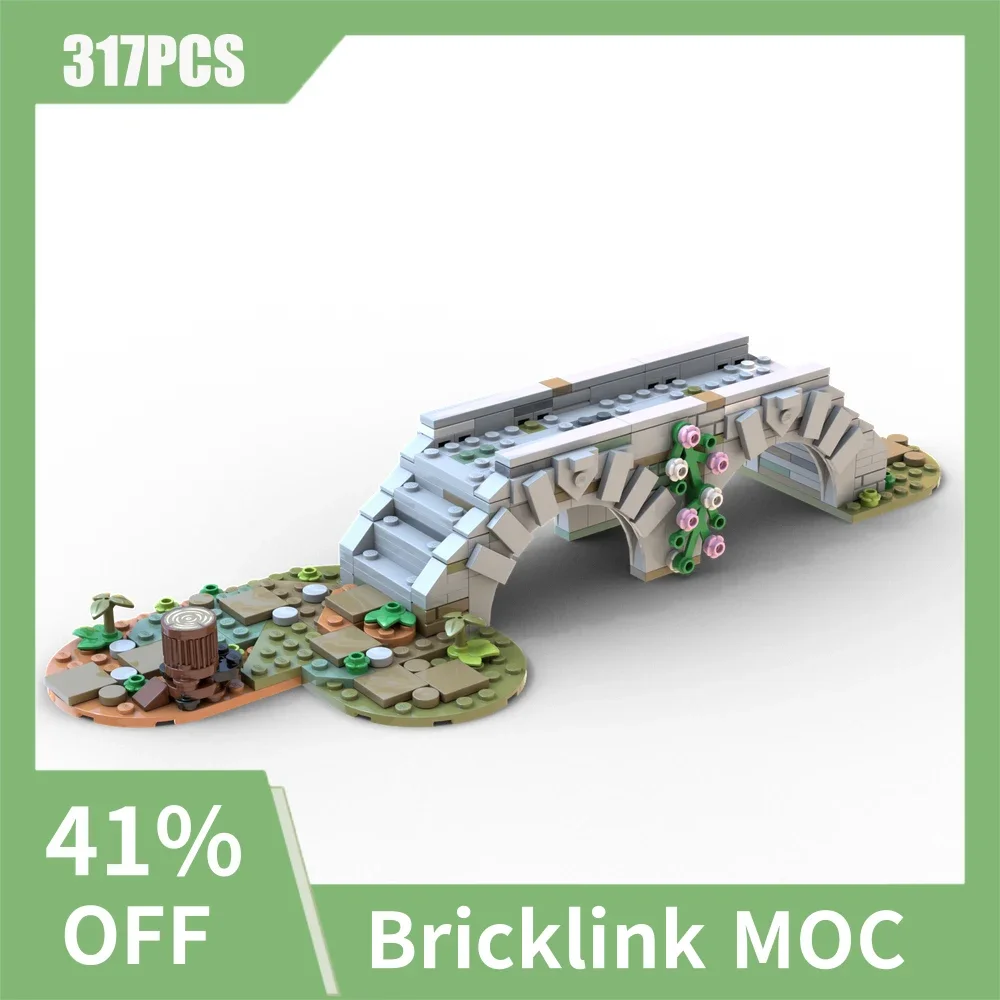 

317PCS European Medieval Street View MOC modular Medieval Bridge model DIY creative ideas ChildToy BirthdayGift Blocks MOC-21325
