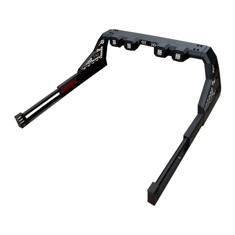 Universal width adjustable four-lightroll cage modification parts accessories for pickup trucks