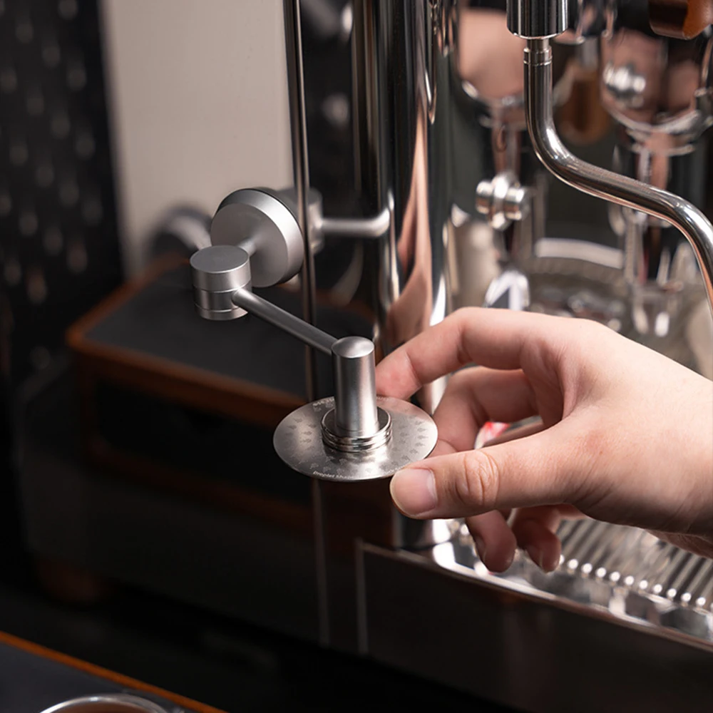 Estante de almacenamiento de filtro de café Universal, red de distribución de agua secundaria, soporte de adsorción automática, utensilios de café, 51-58mm