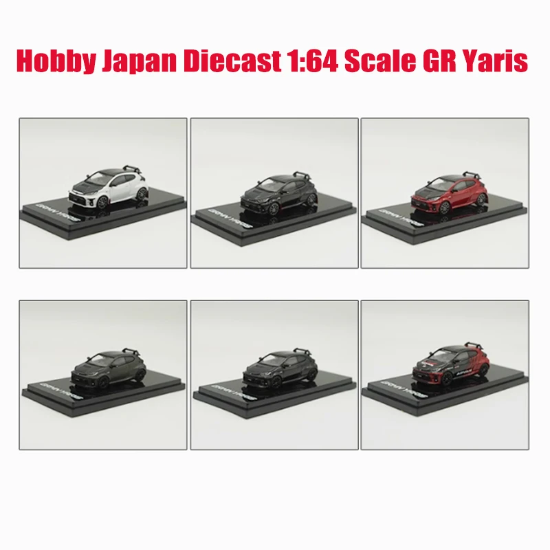 

Hobby Japan Diecast 1:64 Scale GR Yaris Alloy Car Model Classic Adult Kids Hobby Collection Souvenir Static Display Ornament