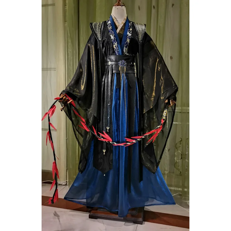 He Xuan Chinese TV Antiquities Series Chang Geng 2Ha Immortality Mo Ran Cosplay Er Ha Costume Unisex MoRan Prop Birthday Gifts