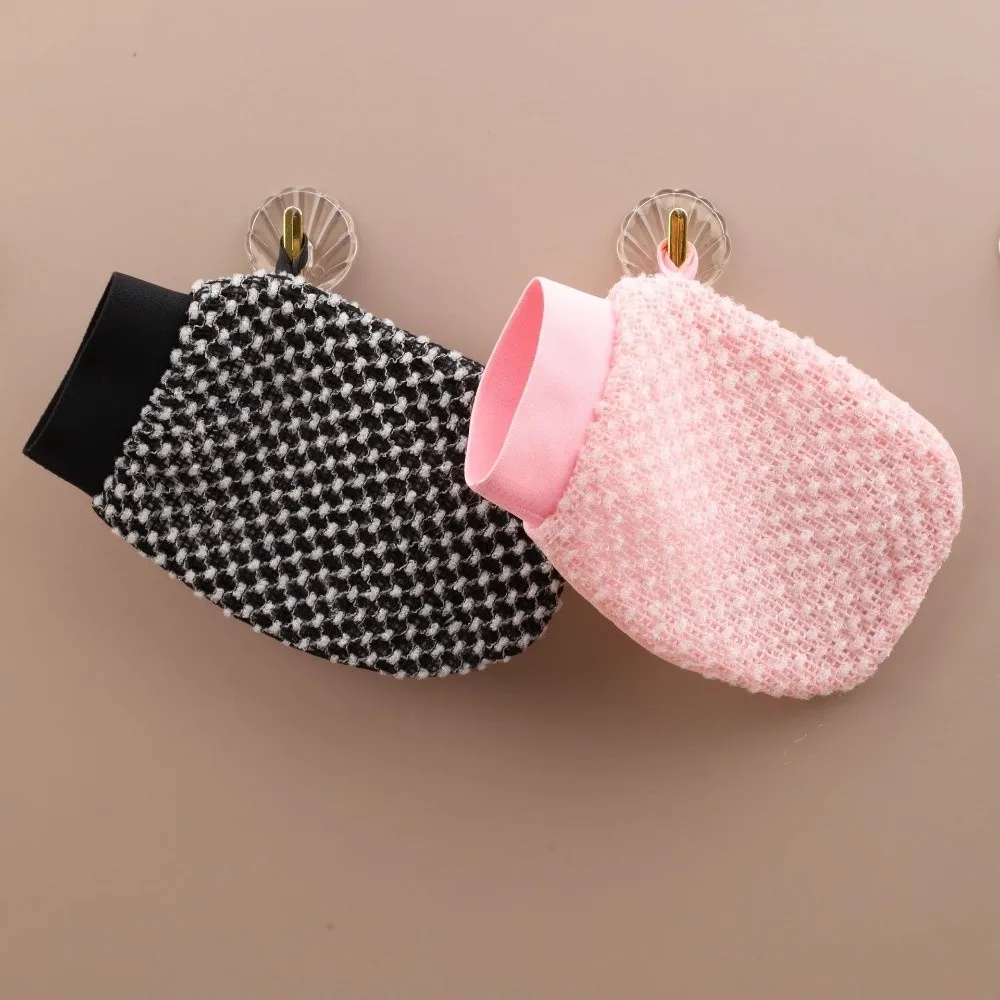Dual-Sided Exfoliating Shower Gloves Massage Texture Painless Scrub Body Exfoliating Mitt Deep Cleaning Gentle Exfoliation