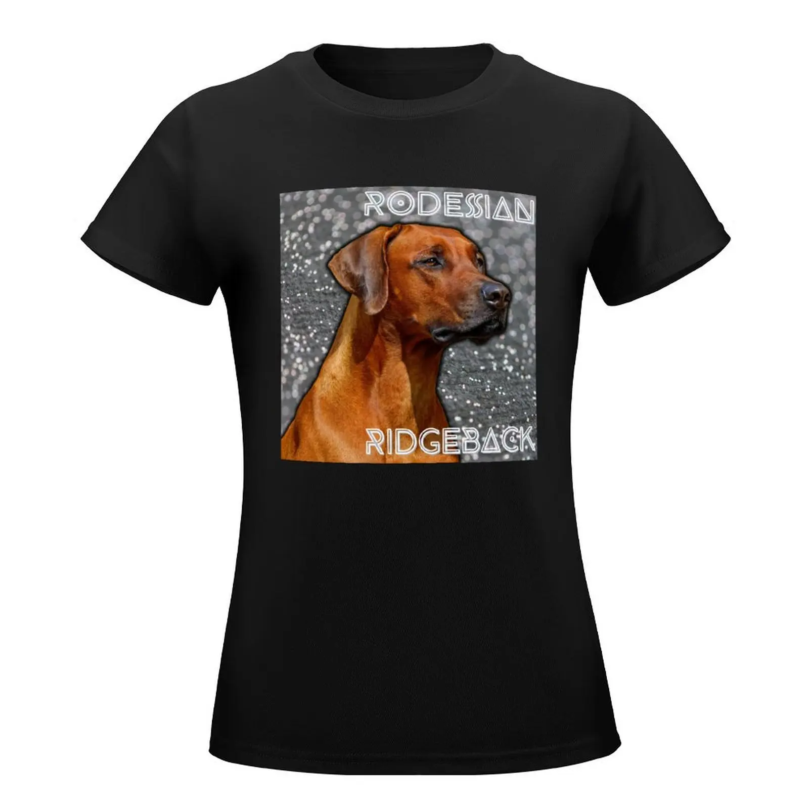 Rhodesian ridgeback portrait T-Shirt sweat cute clothes tshirts for Women