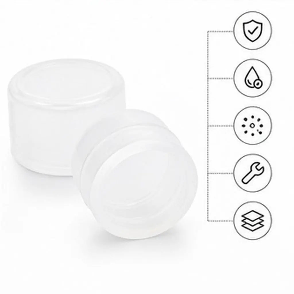 20Pcs Button Switch Cover Plastic Push Button Protector Waterproof Cover for Alarm Emergency Stop Push Protector