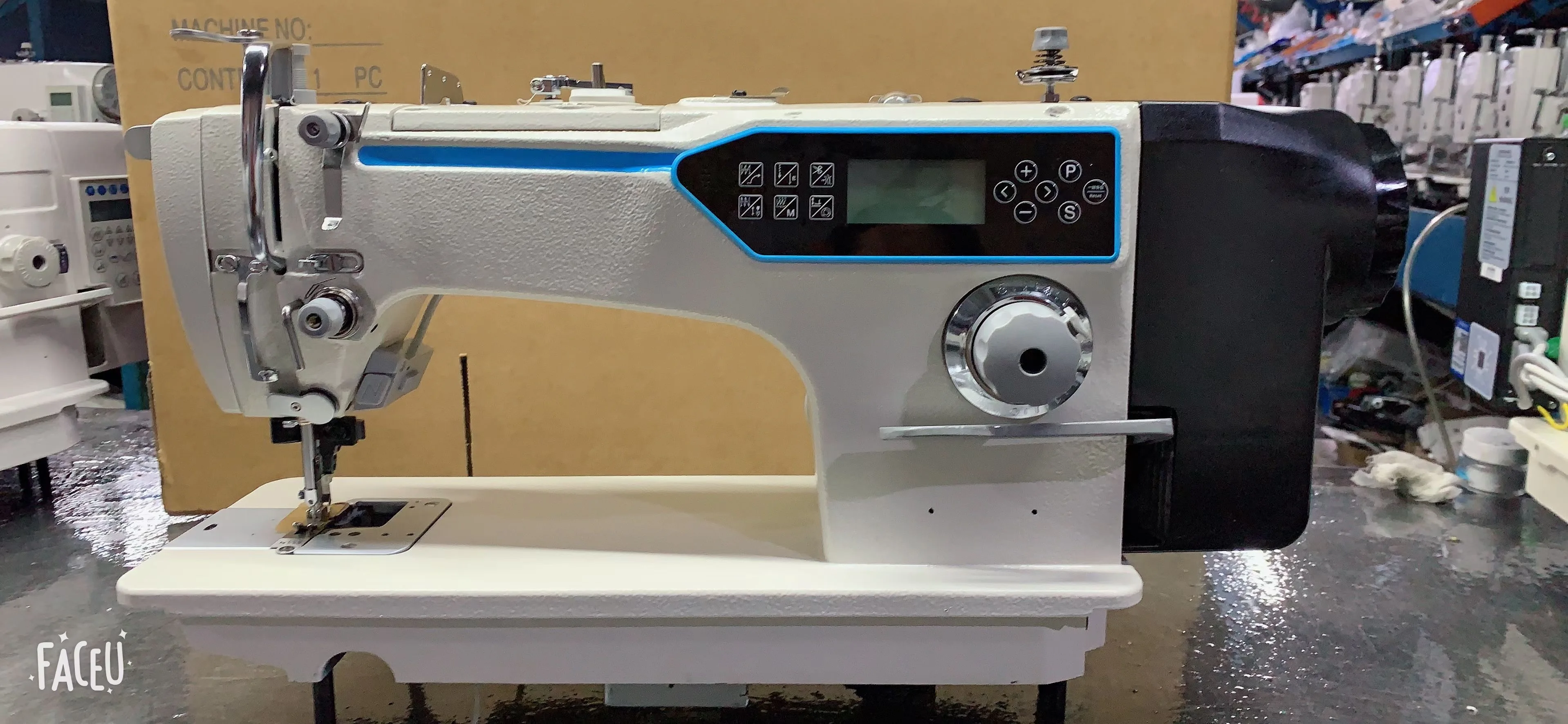 QIKE 800-6AE 4Automatic lockstitch sewing machine  with auto press foot and auto trimmer for sale