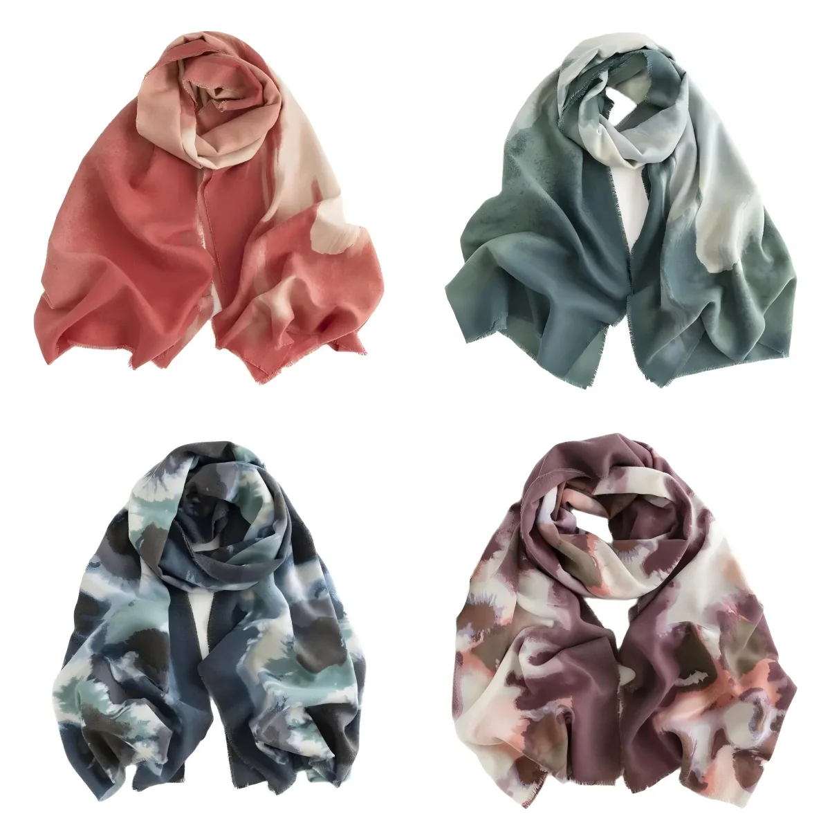 Fall Winter Luxury Brand Scarf Floral Tie dye Animal Boho Printing Cashmere Handfeeling Soft Brushed Warm Shawl For Women Scarf