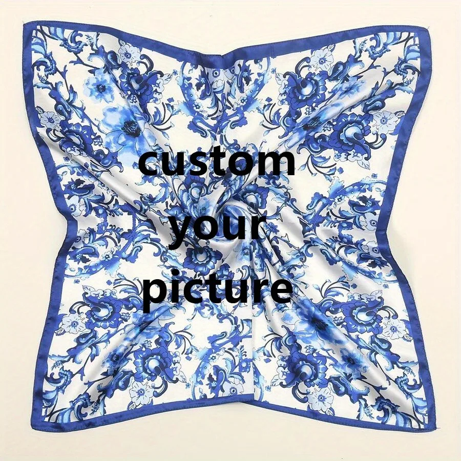 Customized silk scarves, personalized ladies scarves, luxurious photos, patterns, birthday gifts, Halloween gifts, Christmas gif