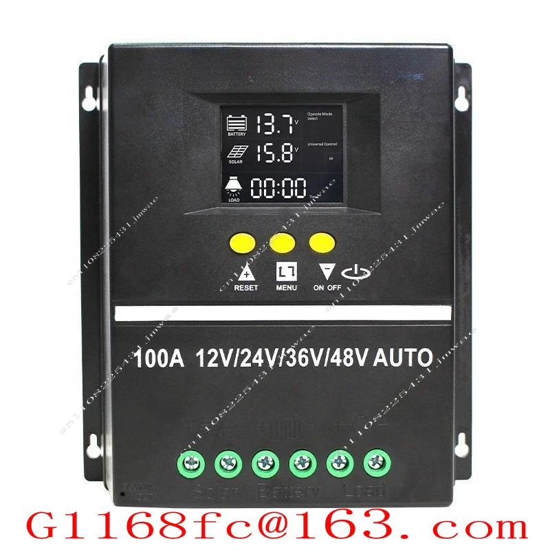 Mppt Fully Automatic Universal 12v/24v/48v Charging 100A Photovoltaic System Boost Solar Controller, Parts