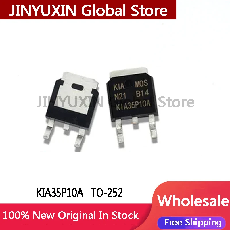 10-50 قطعة KIA35P10A 35A B-100V MOSFET TO-252 IC في المخزون بالجملة
