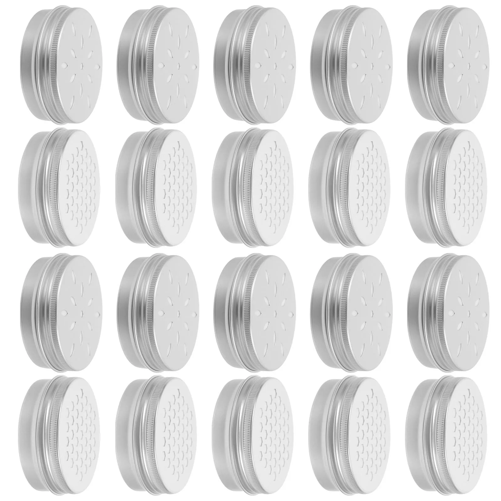 

20Pcs Dog Scent Work Tins Heavy Duty Metal Training Containers with Controlled Odor Release for Advanced Nosework Practice Scent