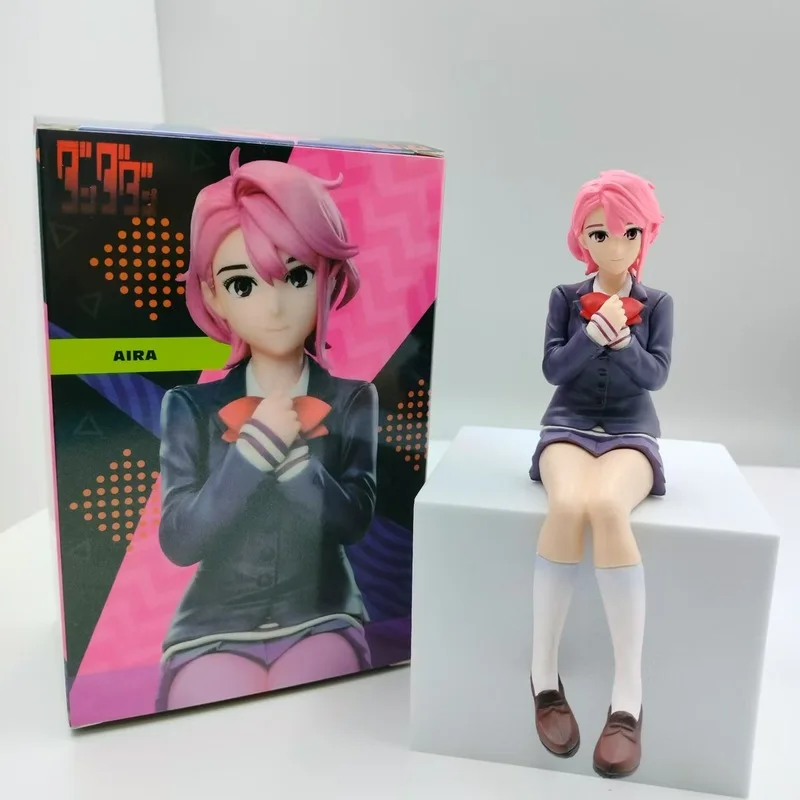 Anime dan da dan ayase momo 15cm figura-boneca humanóide proporcional feminina segurando flores ornamento pvc modelo colecionável brinquedo