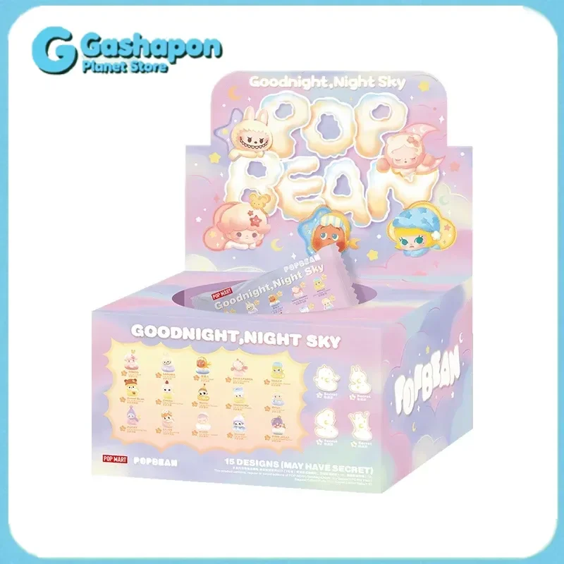 

POPMART Bubble Granules Night Sky Series Коллекционная милая кукла слепая коробка мини-фигурка украшение для рабочего стола подарочный набор на день рождения