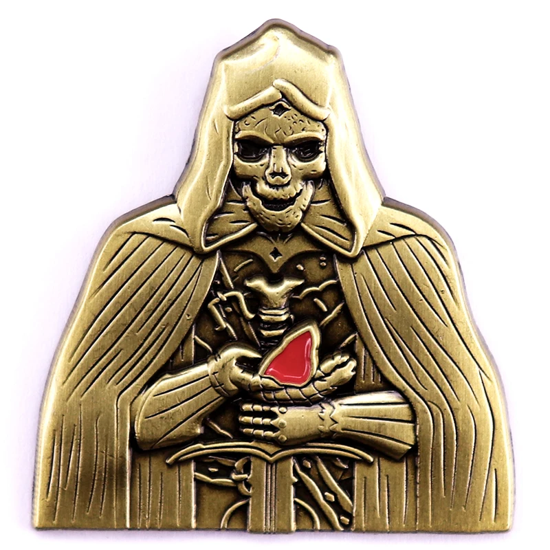 Aidan Pin esmaltado RPG, broche de Metal Retro, accesorio de regalo para jugadores