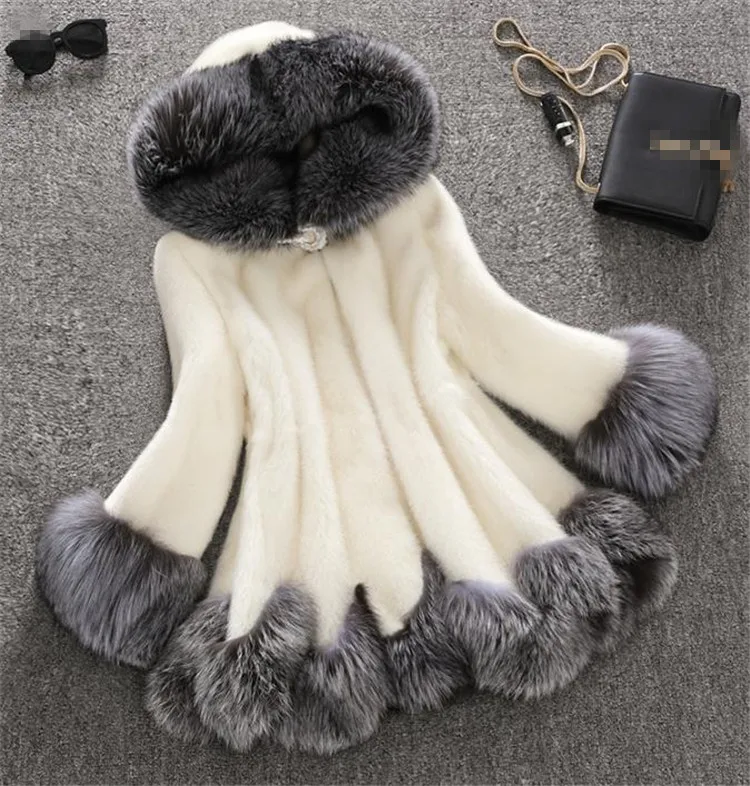 Женская шуба Street Sle, кожаное длинное пальто из искусственного меха, обычная длина, осенний сезон, модное женское пальто