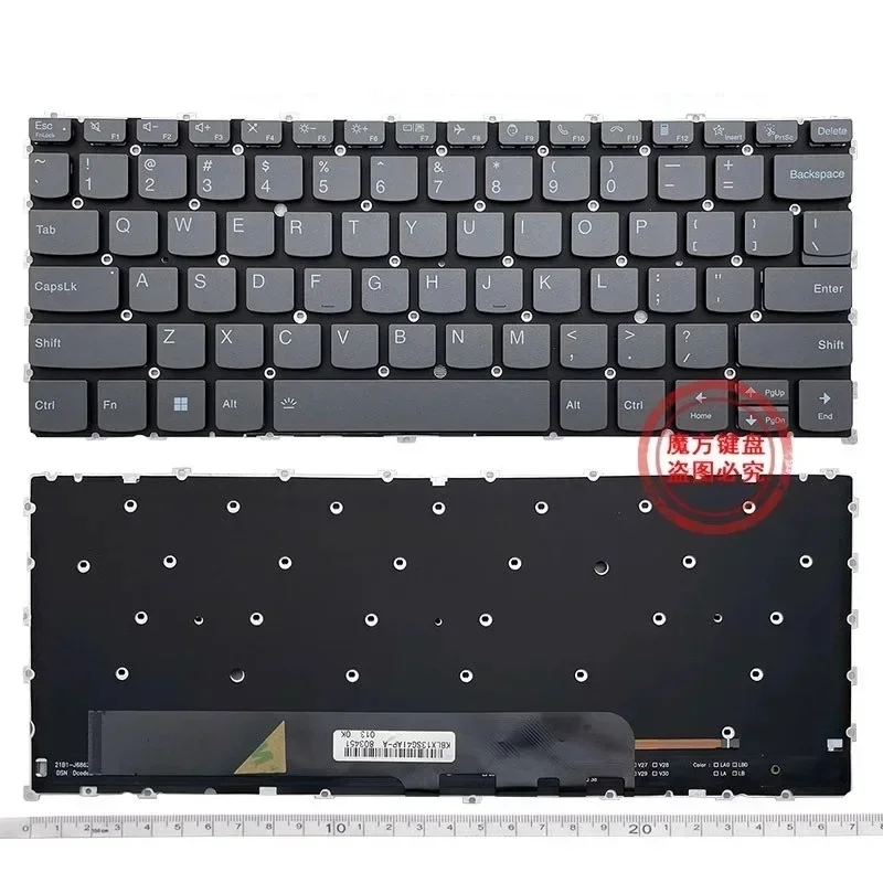 dl+New US Keyboard Gray for LENOVO ThinkBook Plus G3 IAP ThinkBook K3-ACN 2022