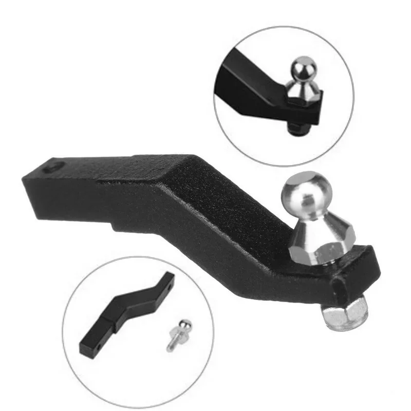 RC Car 1 Pcs Aluminum 1:10 Scale RC Tow Hitch Trailer Hook for 1/10 Rock Car Crawler Rear Bumper TRX4 SCX10 II 86100 D90 CC01 TF