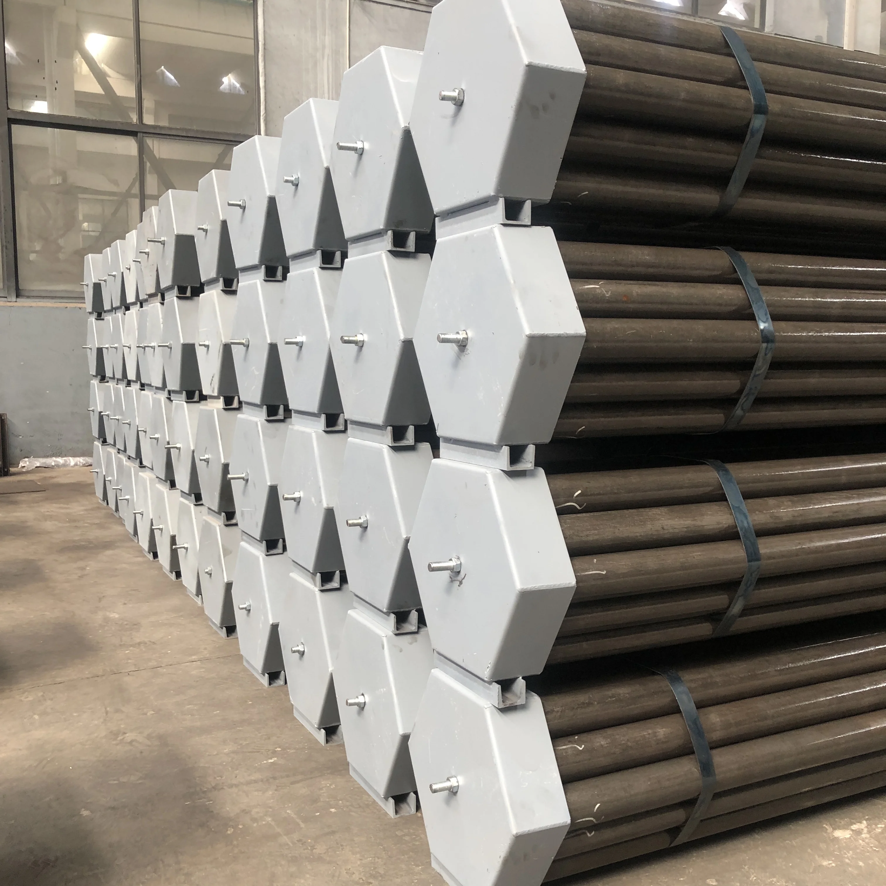 Geotec CROWN BTW NTW HTW LTK48 CR50 Dth Haste de perfuração Hora Haste de broca hexagonal