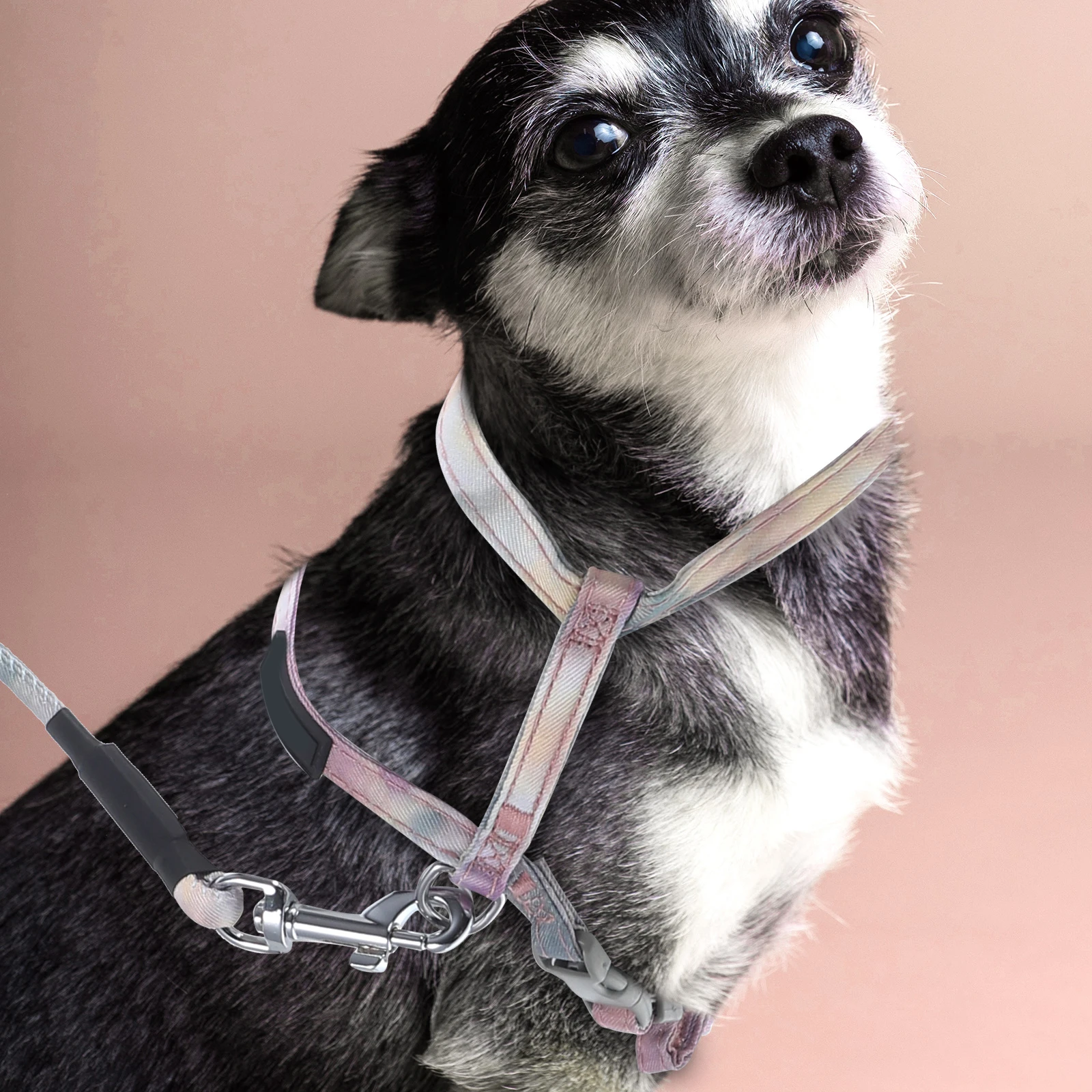 

Algae Yellow Dog Harness Adjustable Vest Pet Leash Outdoor Walking Traction Rope Escape Proof Dog Supplies