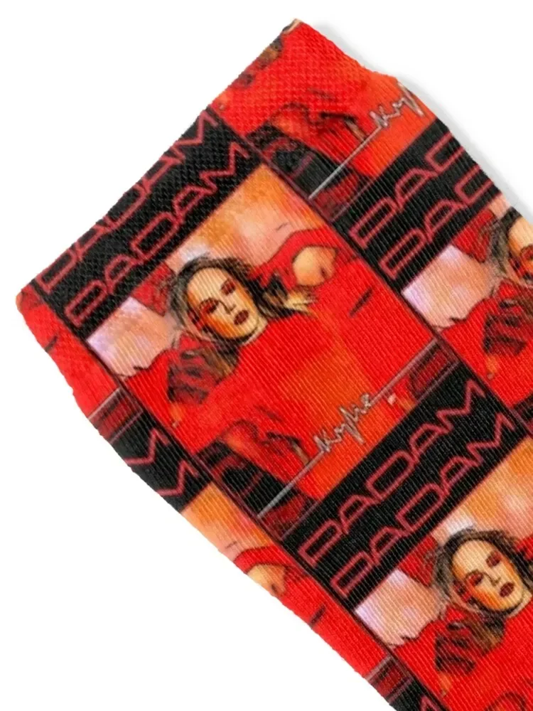 Padam Kylie Red Dress Socks Novelties compression Socks For Man Women's