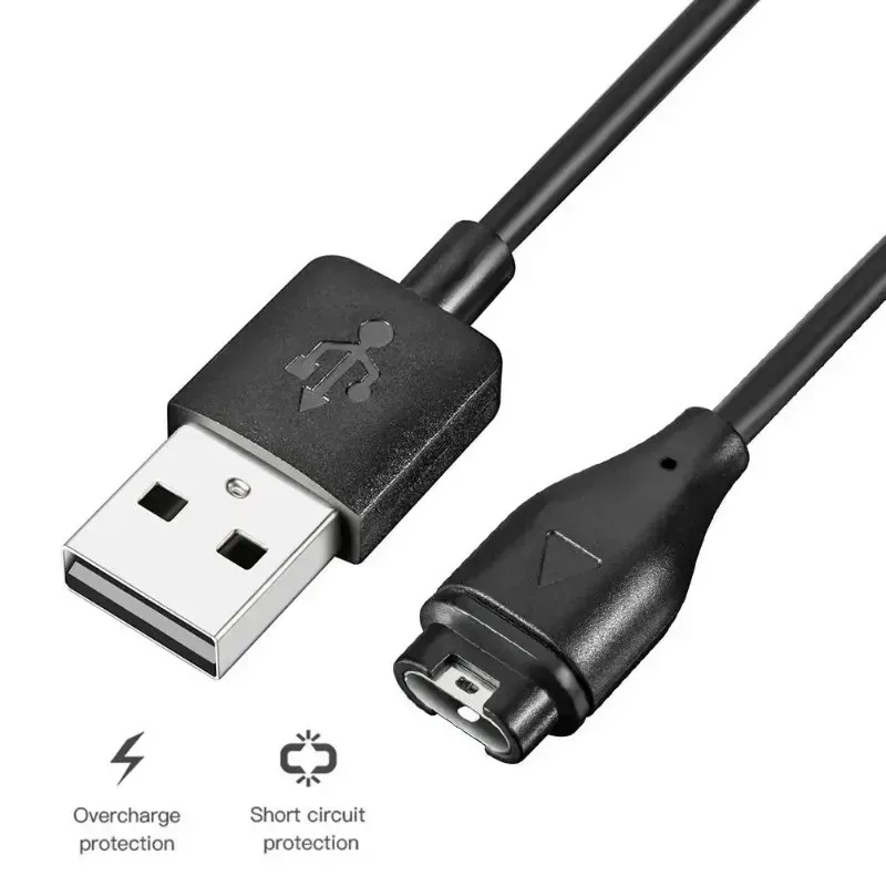 Adaptador de cargador tipo C/IOS para Garmin Fenix 7/7S/7X/6/6S/6X Forerunner 745 955 945, Cable de carga para reloj inteligente con enchufe antipolvo