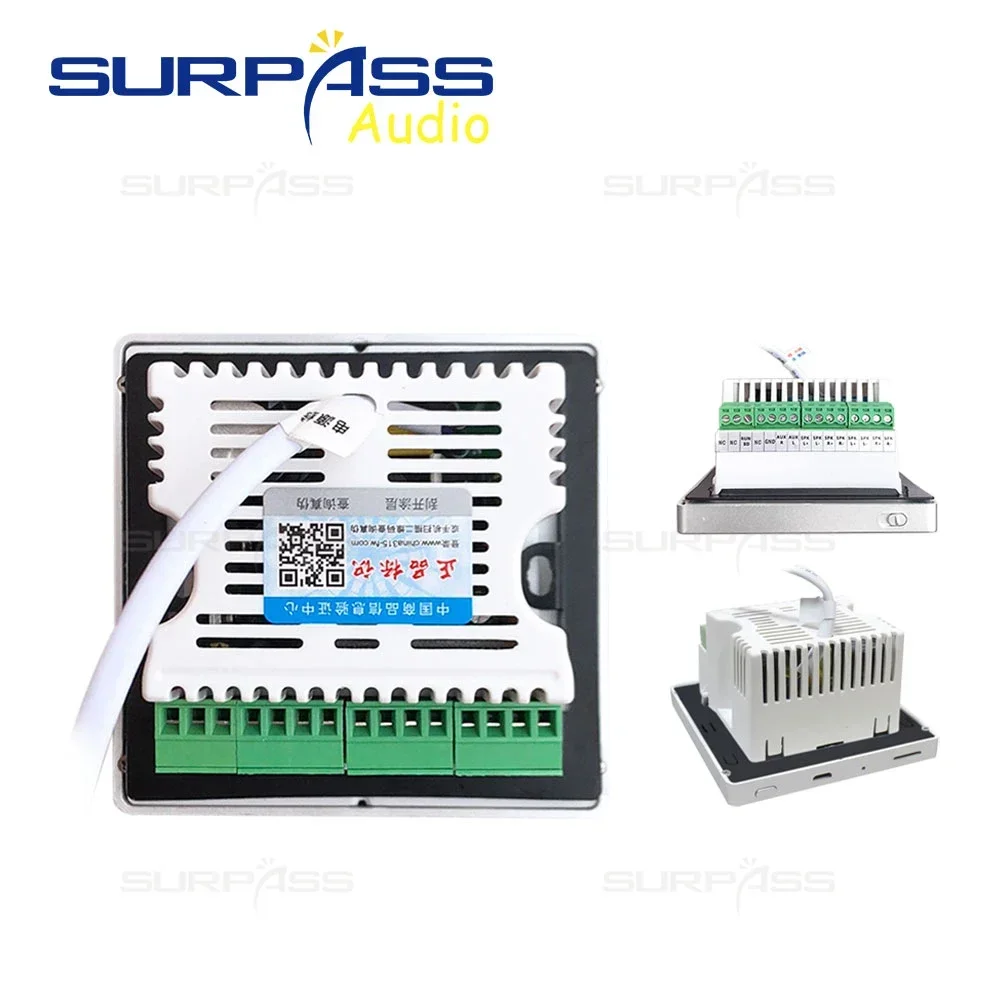 Touch Screen Bluetooth Smart Control Music System Home Audio System Digital Stereo Amplifier With Wireless Remote Control