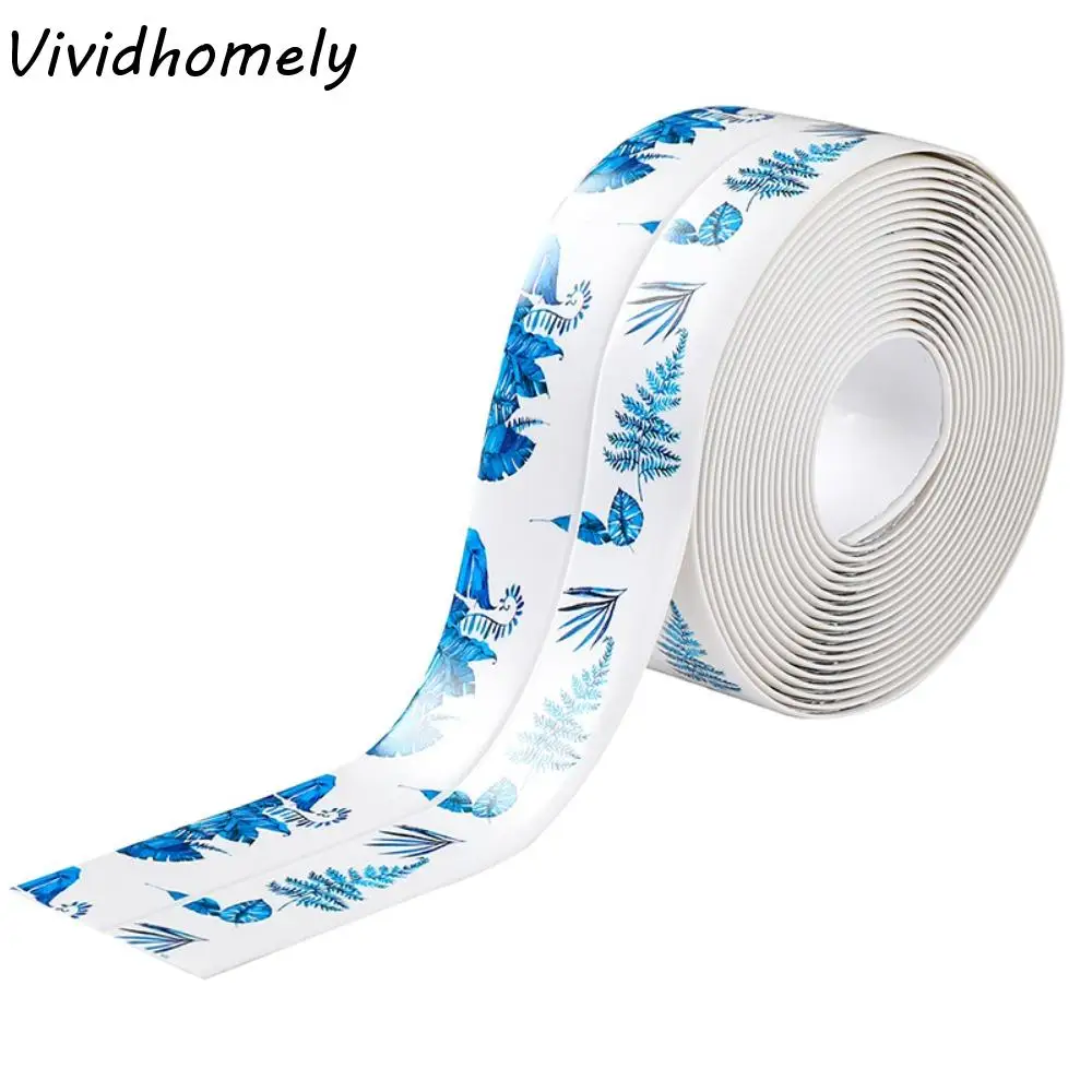 

Самоклеящаяся кухонная раковина, водонепроницаемая наклейка, водонепроницаемая, устойчивая к плесени, уплотнительная лента для раковины и ванны, утолщенная печать