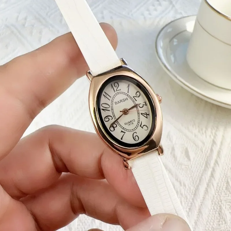 Fashion Oval Dial Women Watches Luxury Leather Strap Retro Ladies Quartz Watch Dropshipping Reloj De Mujer 시계 여성