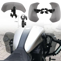 Motorcycle Accessories Wind Deflector Side Knee Windshield Suitable for 16-40mm Diameter