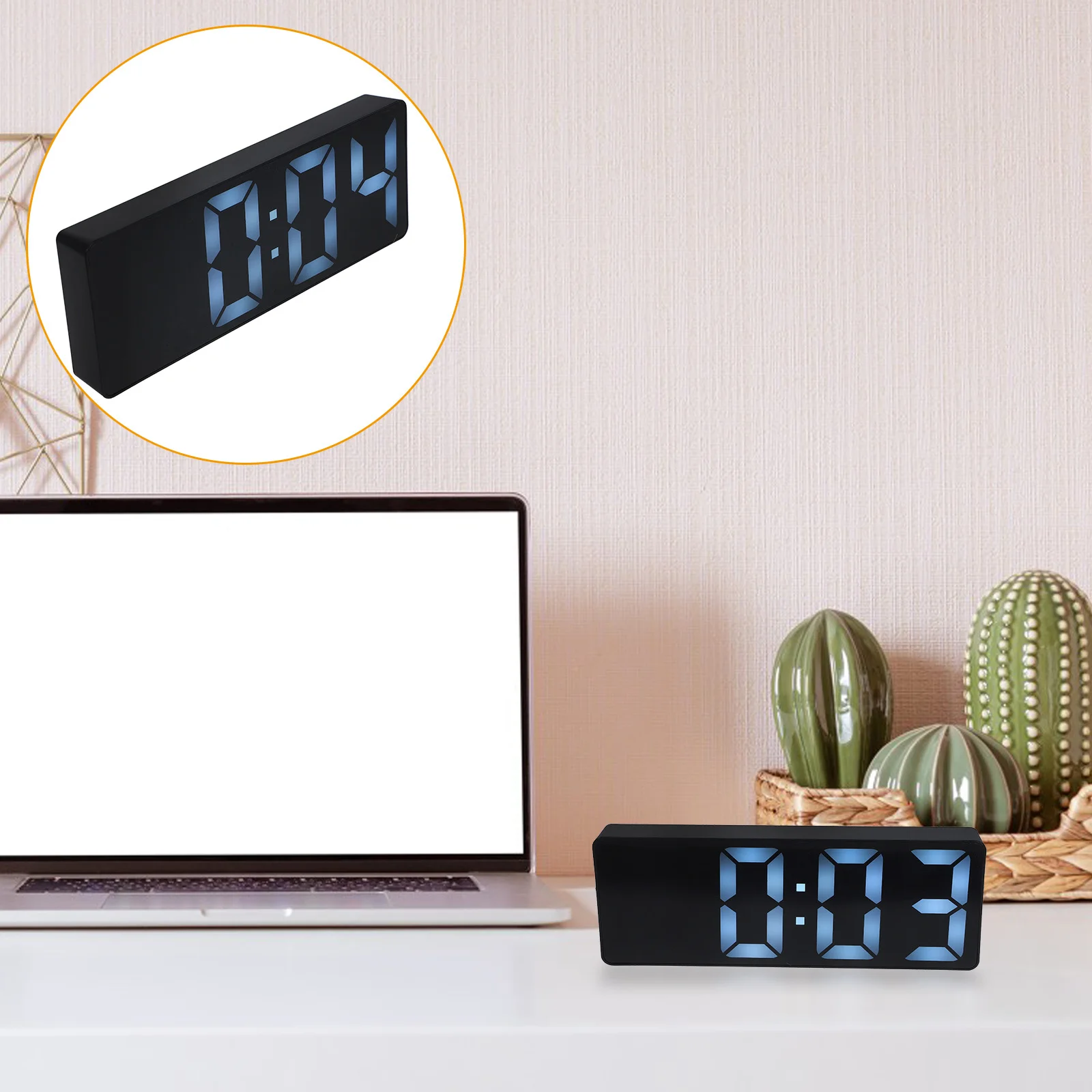 

Led Clock Large Display Digital Alarm Clock For Bedroom Office Desk Electric Timepiece Desktop Clocks For Bedrooms