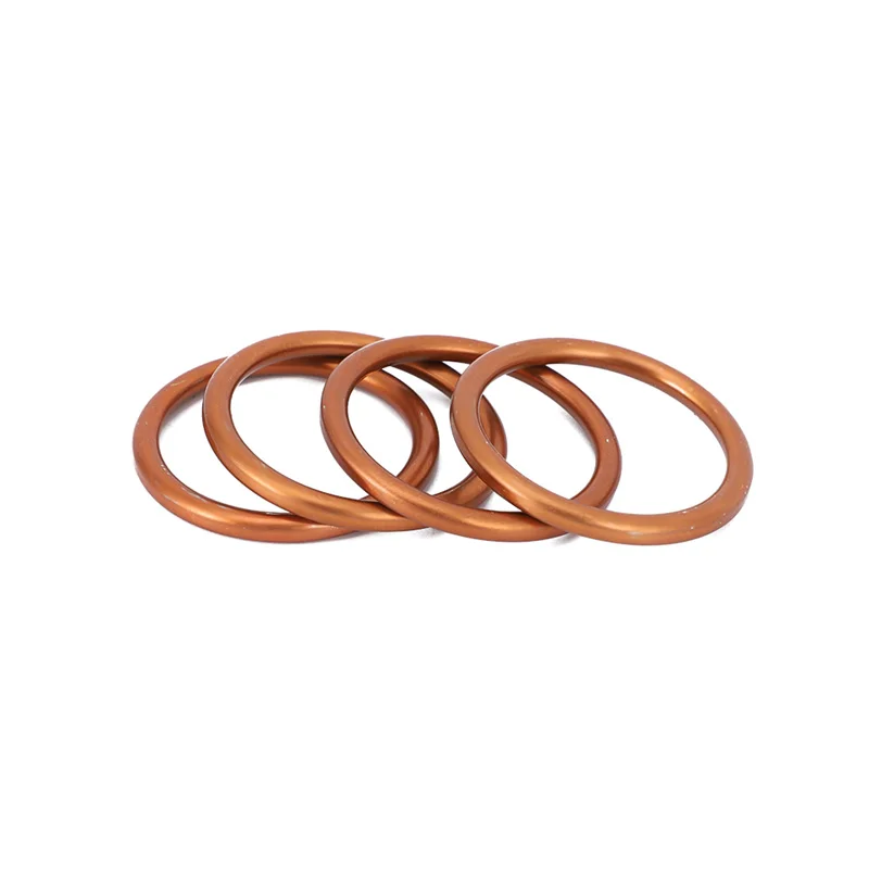 Set of 4 copper exhaust crush gaskets for Honda ST1300 CTX1300 VF1100S VF1100C T1100 VF1000R VF1000F CB1000R CBR900RR CB900F