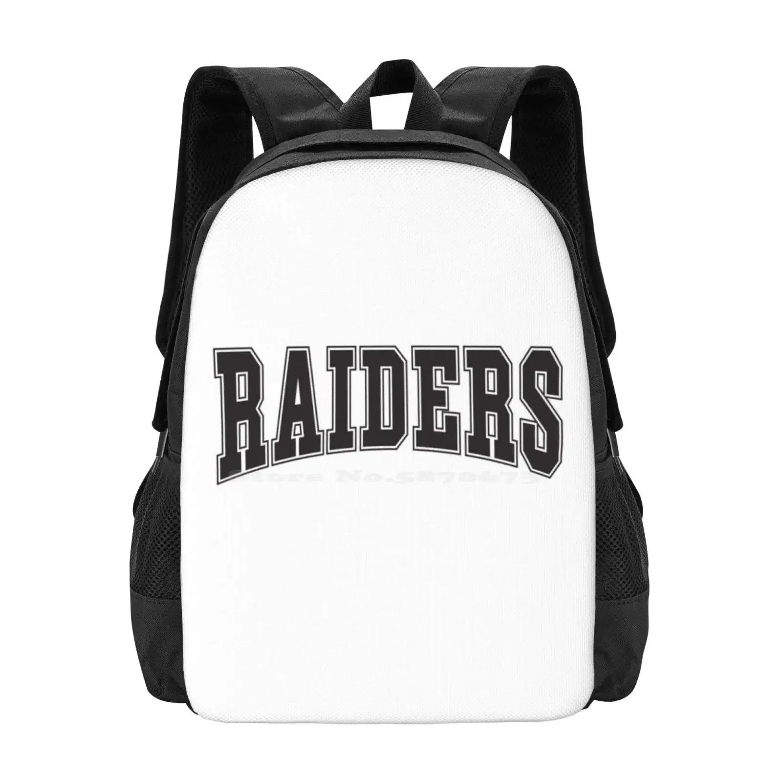 

Raiders Hot Sale Schoolbag Backpack Fashion Bags Raiders Pride School Spirit Collegiate College University Tailgate Laptop