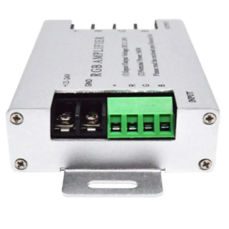 AB13-10X 360W RGB Led Amplifier Controller DC12V-24V 30A Aluminum Shell For RGB 5050 3528 SMD LED Strip Lamp