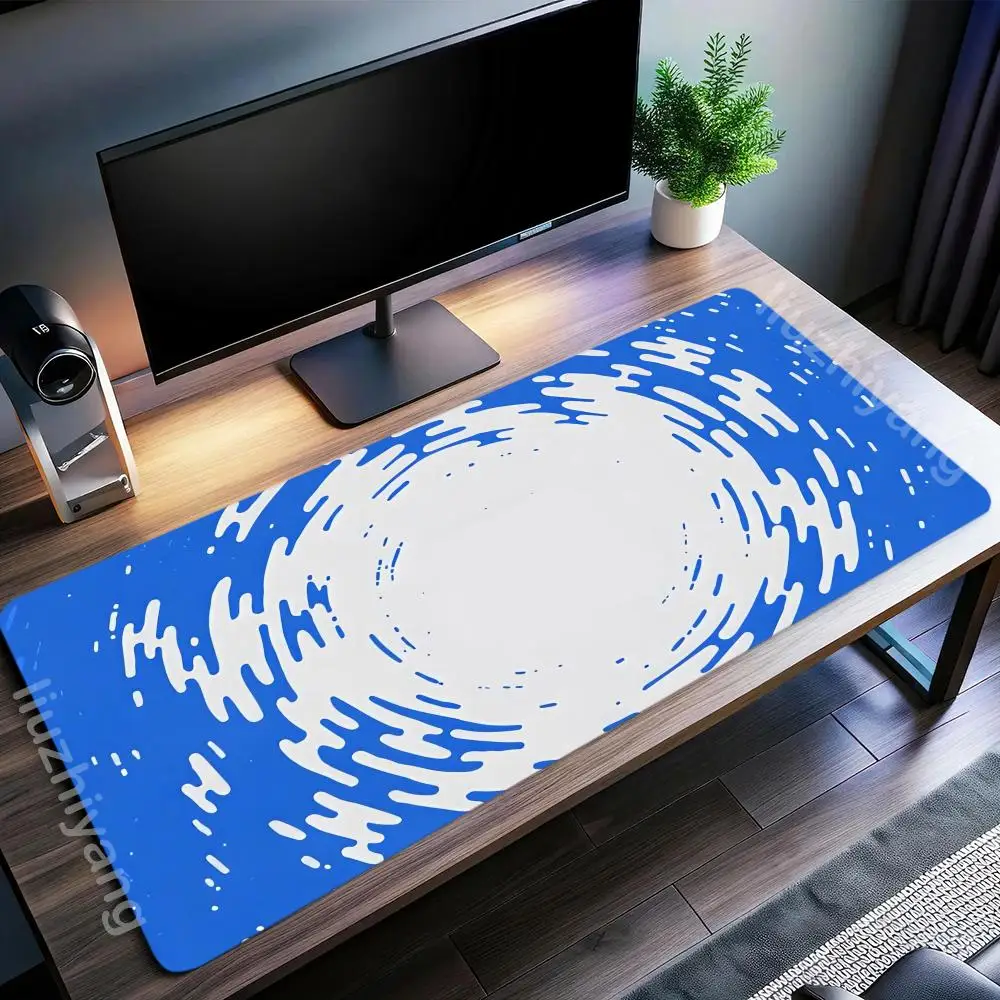 Abstract Art Mouse Pad Large Computer Office Game Table Mat 90x40 XXL Rubber Non-slip Stitched Edge Keyboard Mats Long Desk Pads