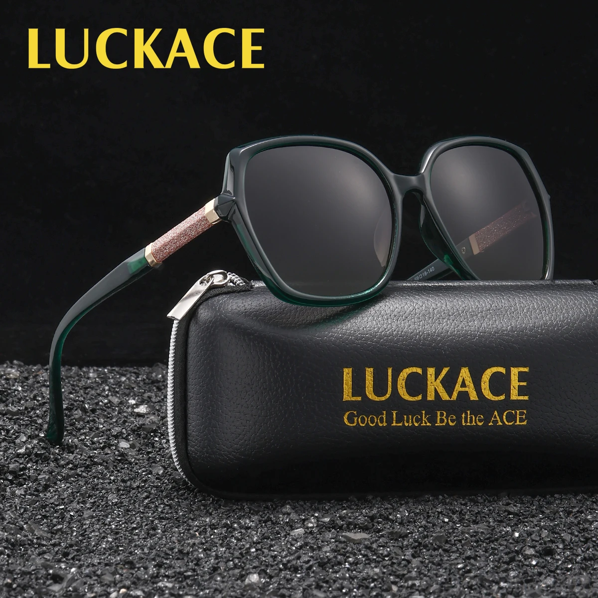 

LUCKACE Polarized Sunglasses Unisex Fashionable Sunglasses For Parties And Business Wear Anti Slip And Comfortable Sports