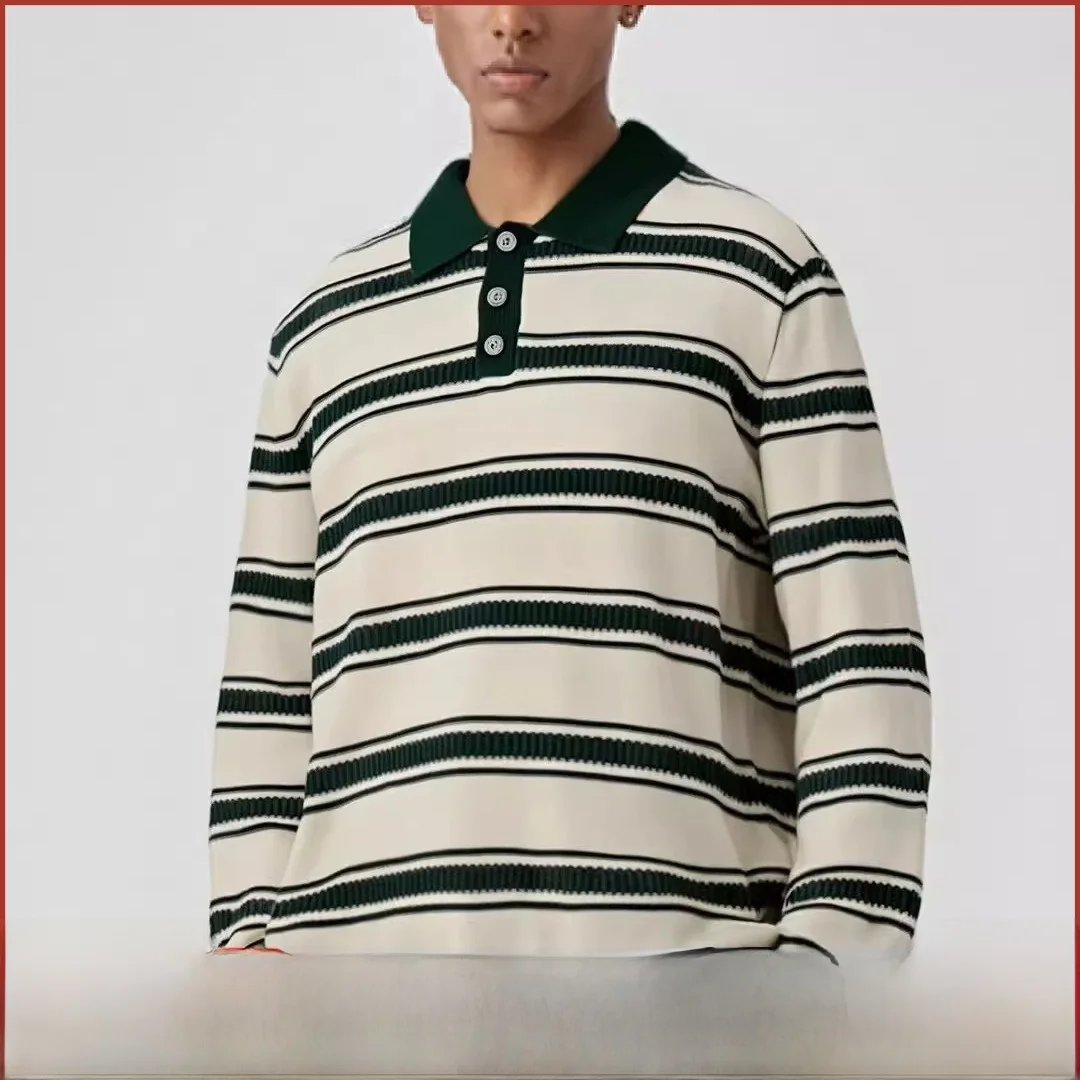 

Новый осенне-зимний мужской вязаный свободный свитер irt, повседневный свитер на пуговицах из полиэфирного волокна, мягкий и теплый