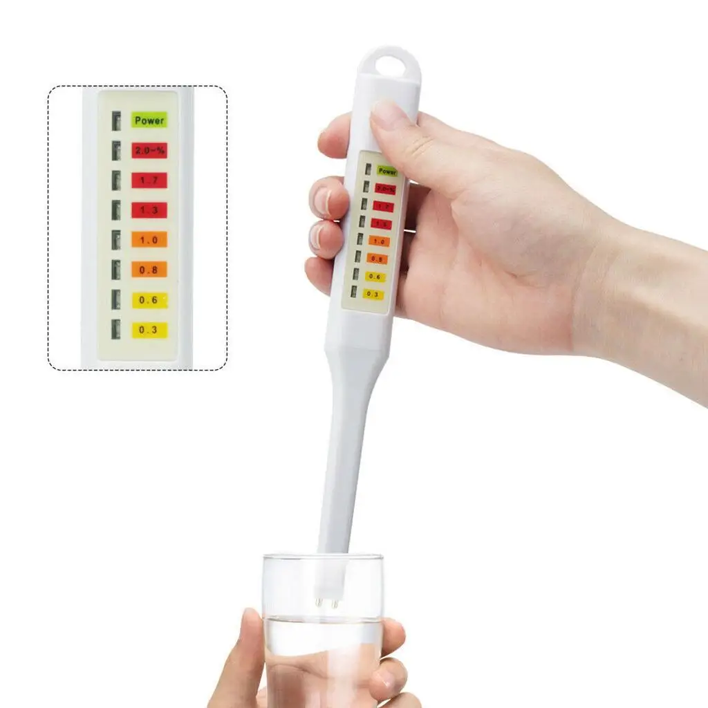 Digital Salinity Gauge Test Pen Accurate Salt Meter LCD Water Quality Measurement Tool for Marine Kitchen Laboratory