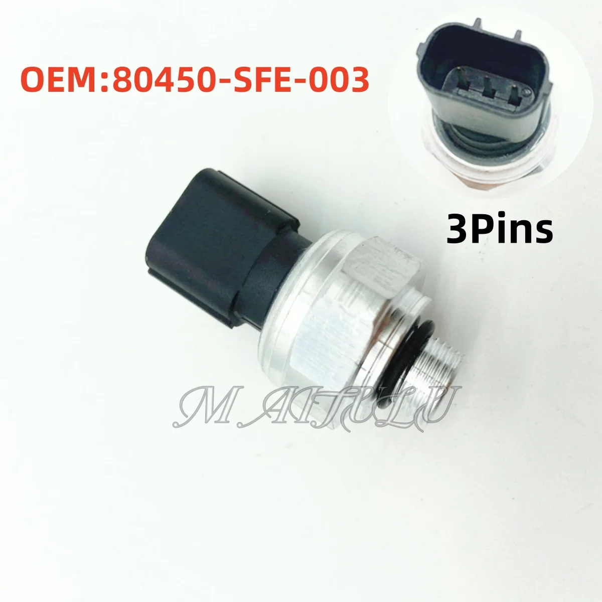 

The 80450SFE003 is suitable for ACURA CSX MDX RLX TLX Honda Accord Civic CR-V Odyssey air conditioning pressure sensor switch