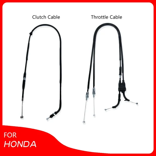 Cable de embrague alargado para motocicleta HONDA, Cable de Control del acelerador, línea de carburador, CRF250R, CRF250RX, CRF450R, CRF450RX